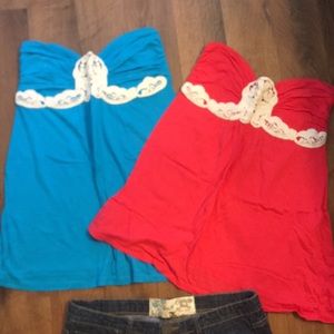 Bundle of two tube tops!